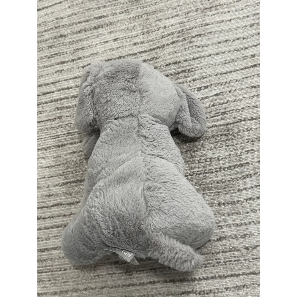 Trend Lab Gray Elephant Plush Stuffed Animal Soft Shaggy Nursery Decor Toy